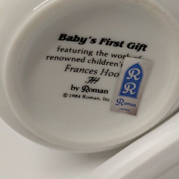 Vintage 1984 Baby's First Gift Set - Bowl, Cup, Tumbler & Pin Box - Picture 10 of 15